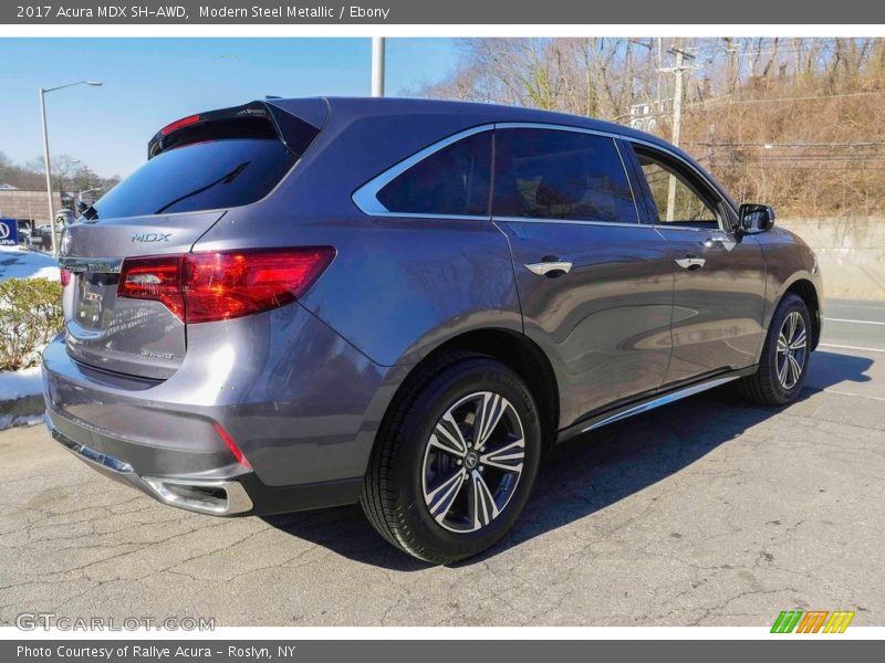 Modern Steel Metallic / Ebony 2017 Acura MDX SH-AWD