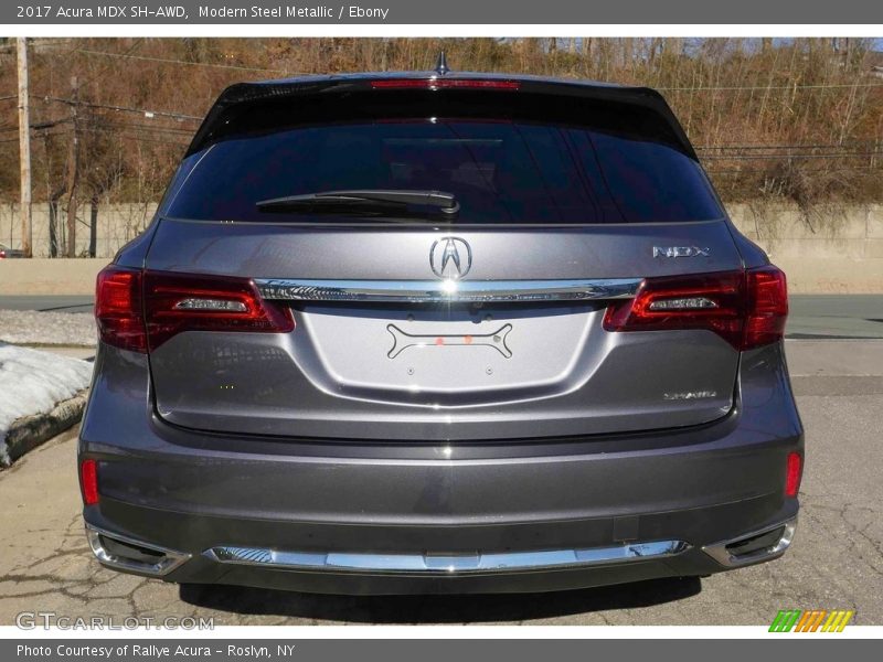 Modern Steel Metallic / Ebony 2017 Acura MDX SH-AWD