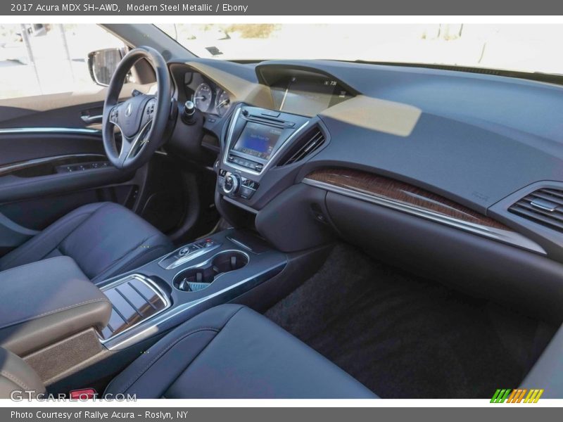 Modern Steel Metallic / Ebony 2017 Acura MDX SH-AWD