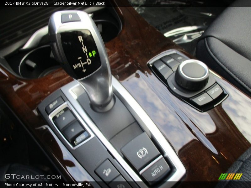 Glacier Silver Metallic / Black 2017 BMW X3 xDrive28i