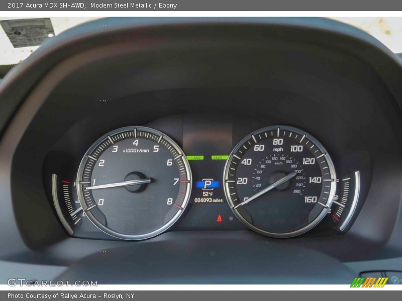 Modern Steel Metallic / Ebony 2017 Acura MDX SH-AWD