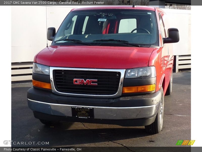Cardinal Red / Medium Pewter 2017 GMC Savana Van 2500 Cargo