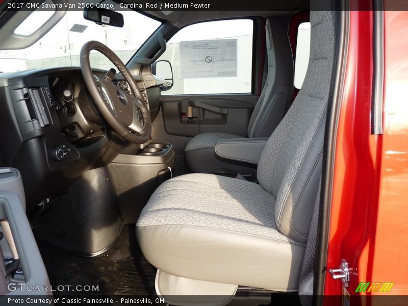 Cardinal Red / Medium Pewter 2017 GMC Savana Van 2500 Cargo