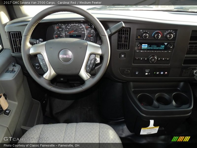 Cardinal Red / Medium Pewter 2017 GMC Savana Van 2500 Cargo