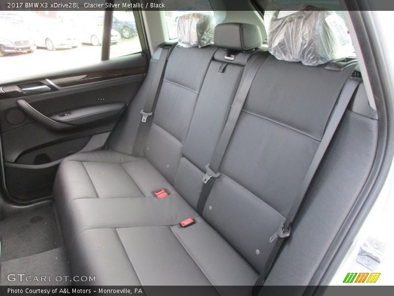 Glacier Silver Metallic / Black 2017 BMW X3 xDrive28i