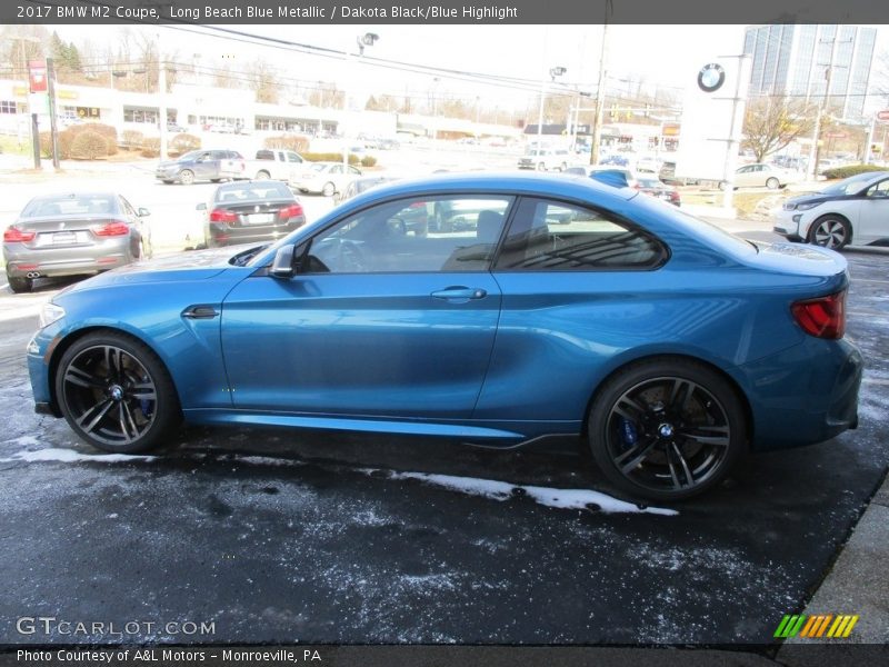 Long Beach Blue Metallic / Dakota Black/Blue Highlight 2017 BMW M2 Coupe