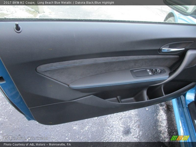 Long Beach Blue Metallic / Dakota Black/Blue Highlight 2017 BMW M2 Coupe
