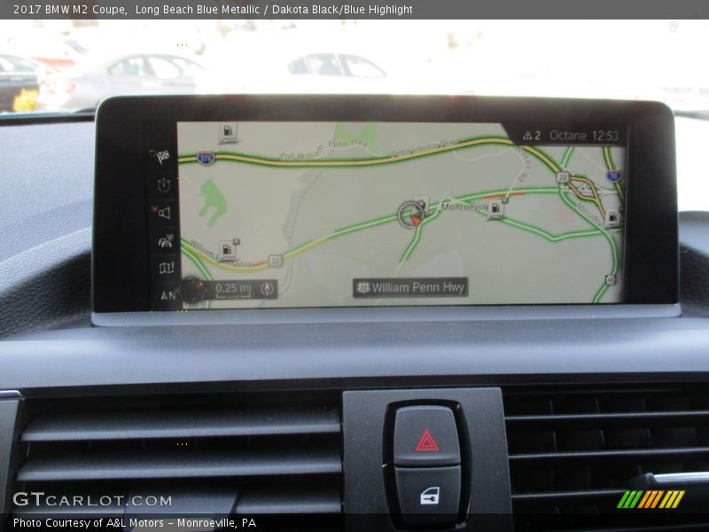 Navigation of 2017 M2 Coupe