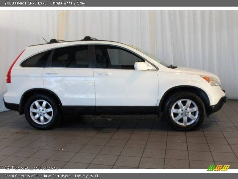 Taffeta White / Gray 2008 Honda CR-V EX-L