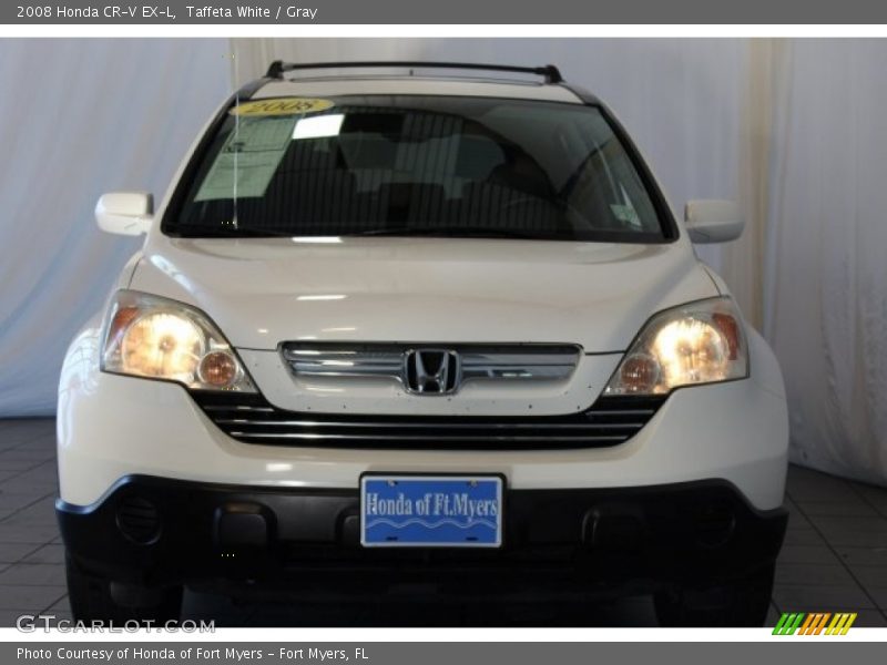 Taffeta White / Gray 2008 Honda CR-V EX-L