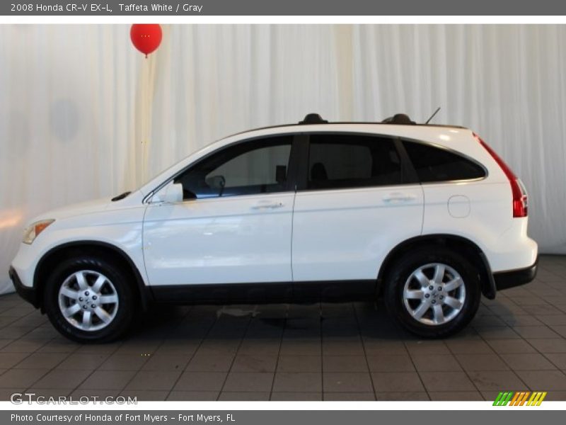Taffeta White / Gray 2008 Honda CR-V EX-L