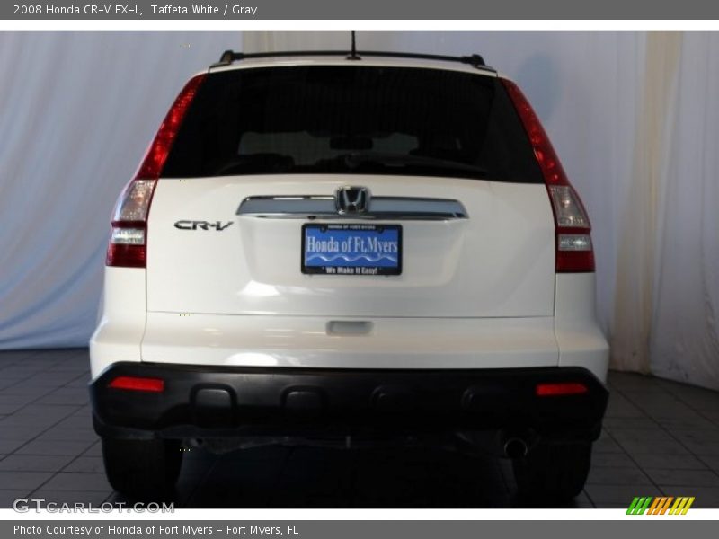 Taffeta White / Gray 2008 Honda CR-V EX-L