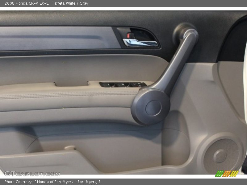 Taffeta White / Gray 2008 Honda CR-V EX-L