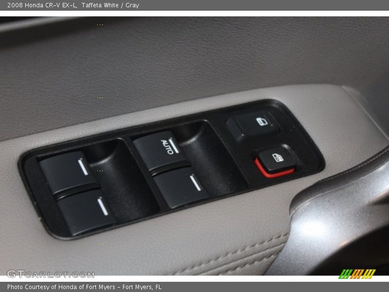 Taffeta White / Gray 2008 Honda CR-V EX-L