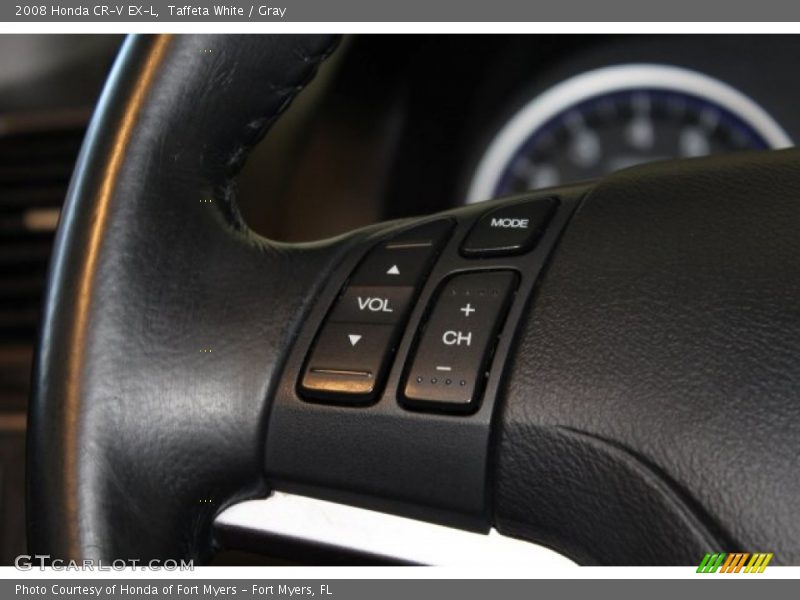 Taffeta White / Gray 2008 Honda CR-V EX-L