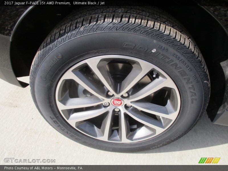 Ultimate Black / Jet 2017 Jaguar F-PACE 35t AWD Premium