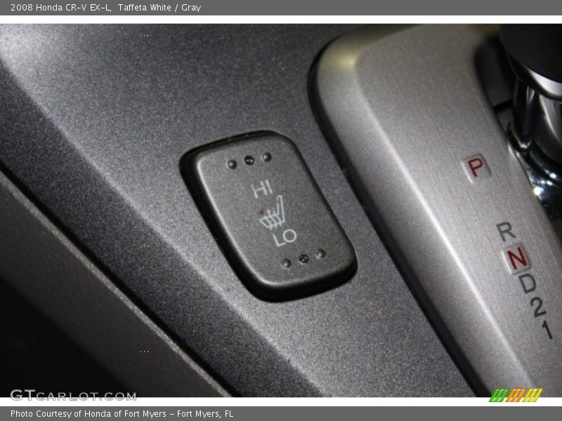 Taffeta White / Gray 2008 Honda CR-V EX-L