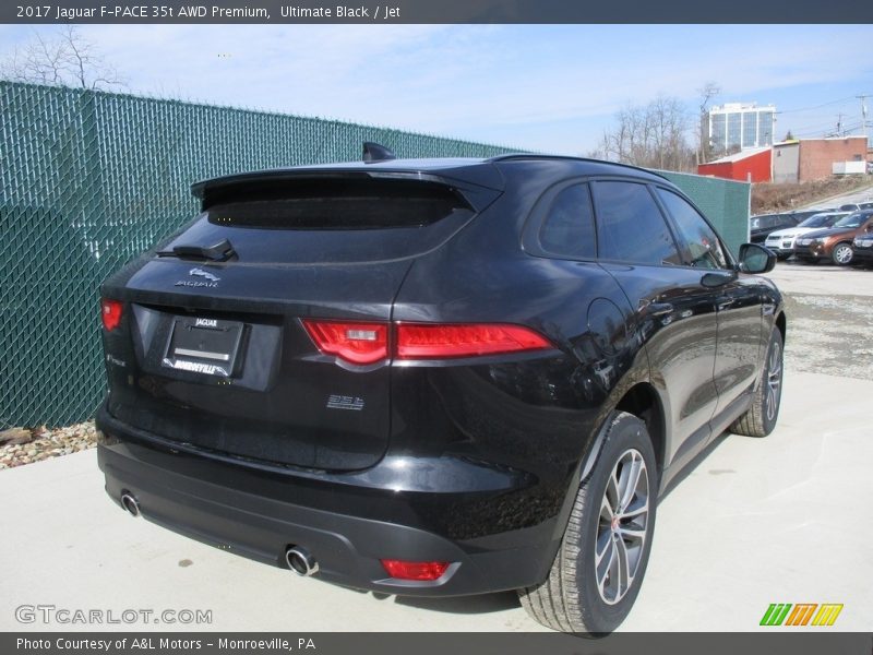 Ultimate Black / Jet 2017 Jaguar F-PACE 35t AWD Premium