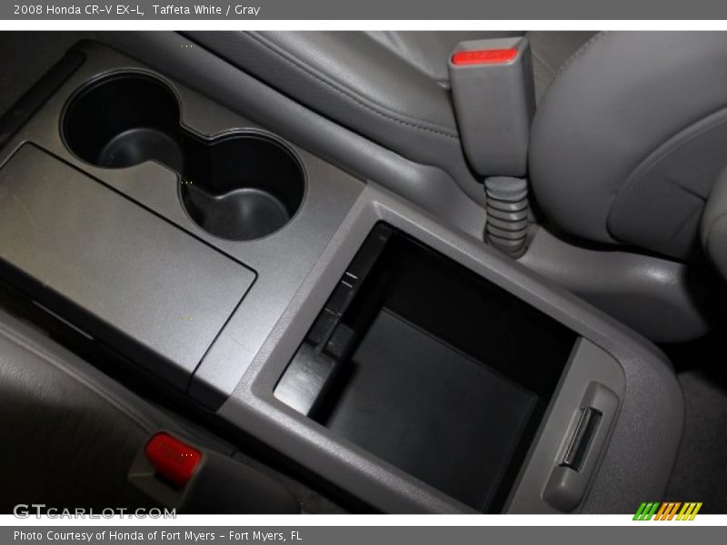Taffeta White / Gray 2008 Honda CR-V EX-L