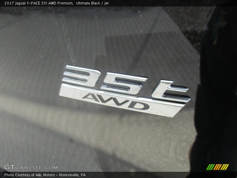 Ultimate Black / Jet 2017 Jaguar F-PACE 35t AWD Premium