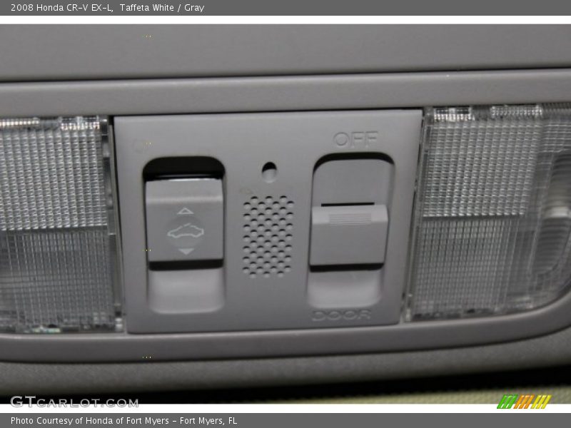Taffeta White / Gray 2008 Honda CR-V EX-L