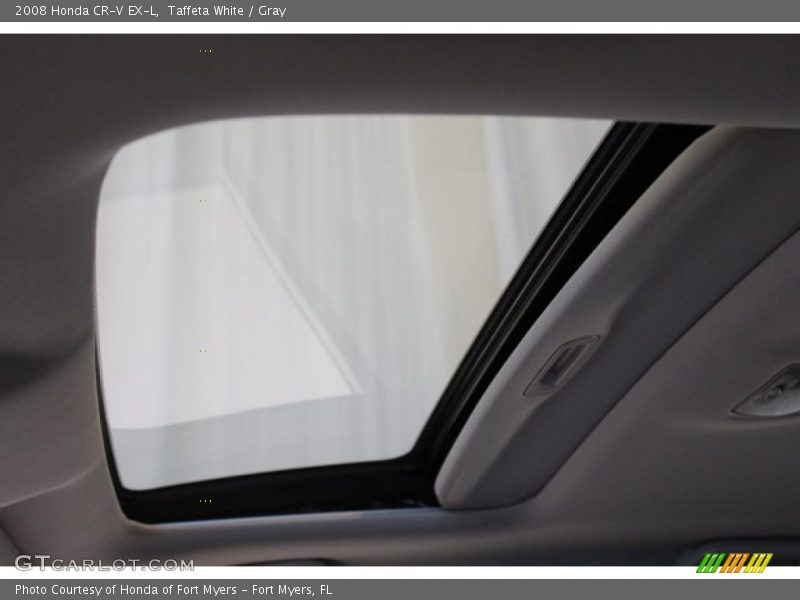 Taffeta White / Gray 2008 Honda CR-V EX-L