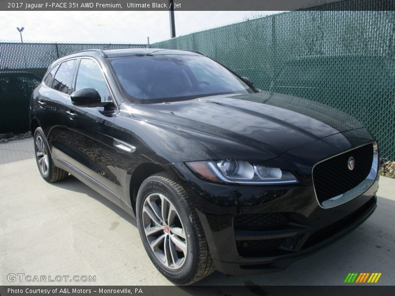 Ultimate Black / Jet 2017 Jaguar F-PACE 35t AWD Premium