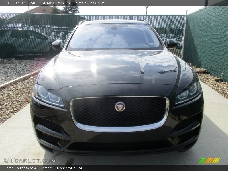 Ultimate Black / Jet 2017 Jaguar F-PACE 35t AWD Premium