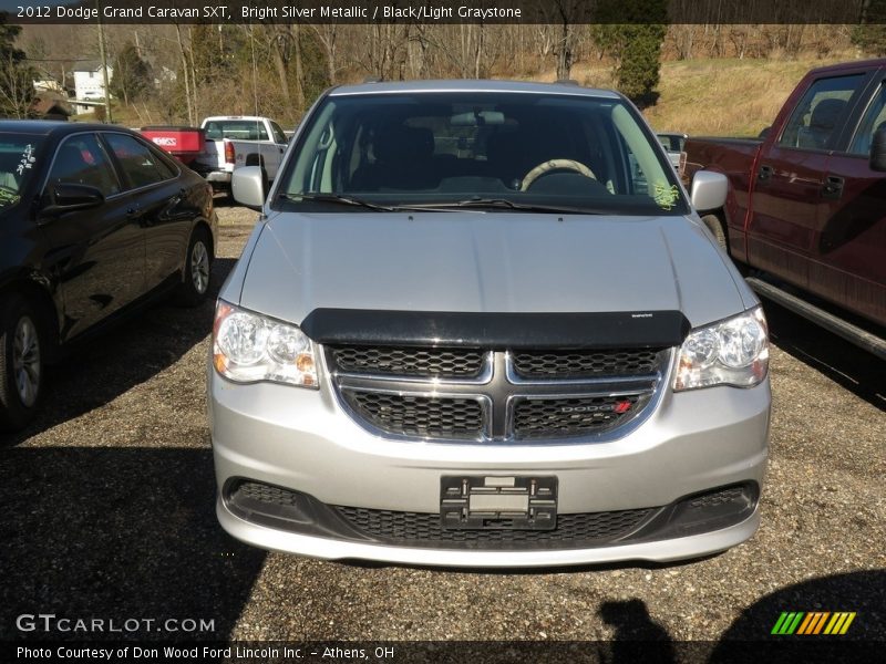 Bright Silver Metallic / Black/Light Graystone 2012 Dodge Grand Caravan SXT
