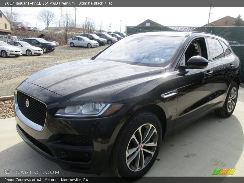 Ultimate Black / Jet 2017 Jaguar F-PACE 35t AWD Premium