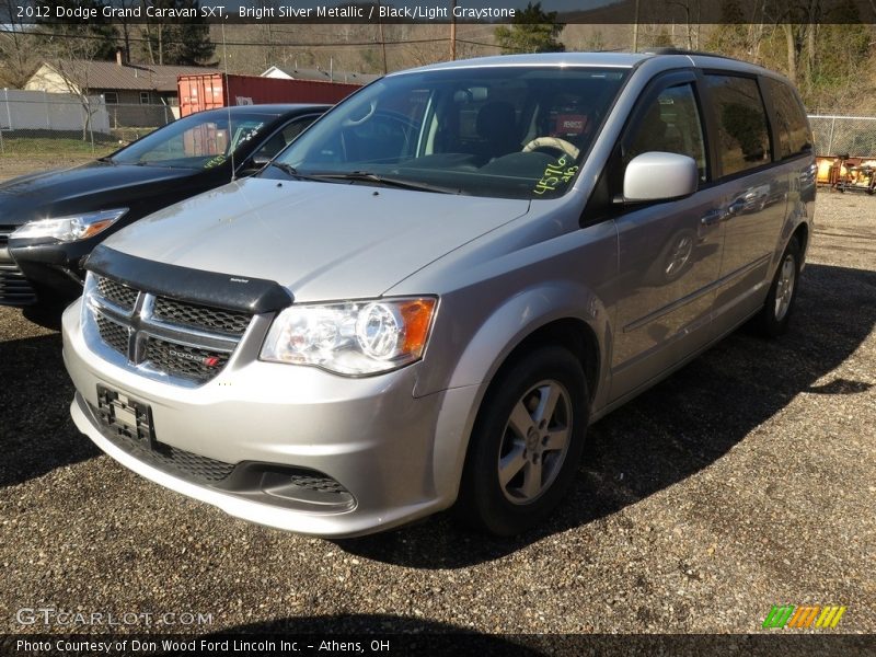 Bright Silver Metallic / Black/Light Graystone 2012 Dodge Grand Caravan SXT