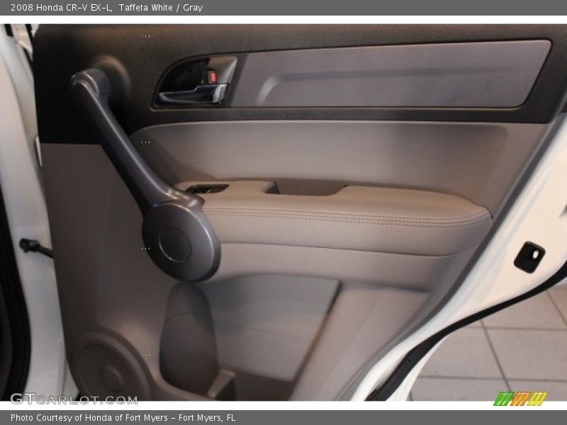 Taffeta White / Gray 2008 Honda CR-V EX-L