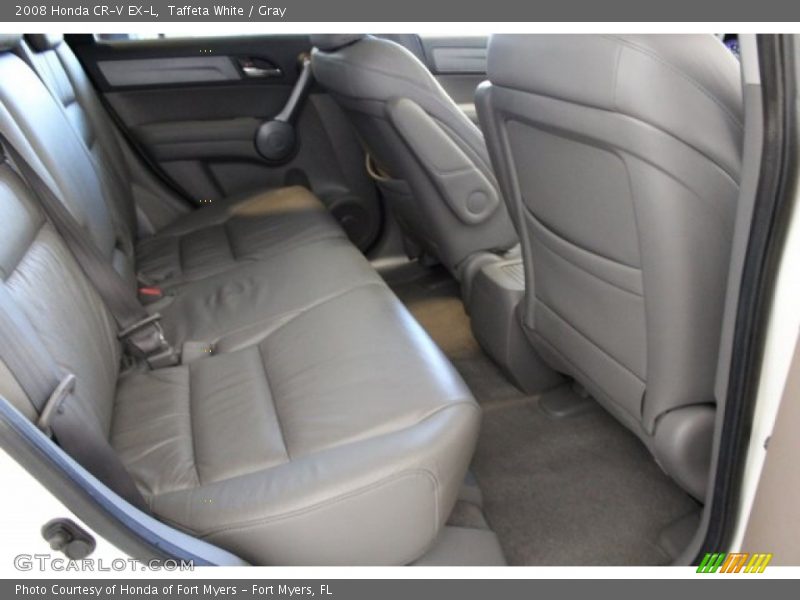 Taffeta White / Gray 2008 Honda CR-V EX-L