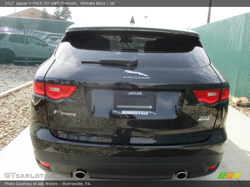 Ultimate Black / Jet 2017 Jaguar F-PACE 35t AWD Premium