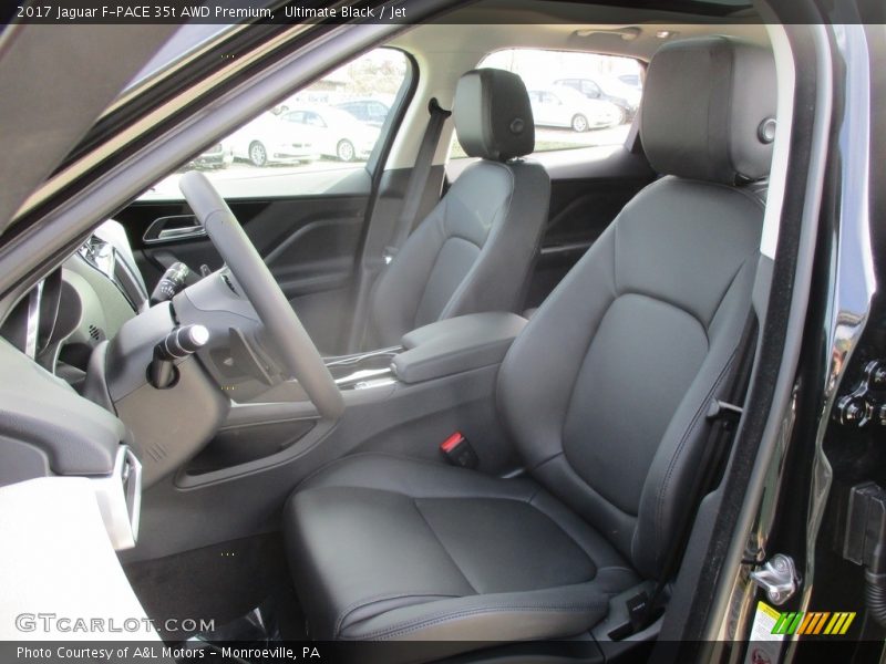 Ultimate Black / Jet 2017 Jaguar F-PACE 35t AWD Premium
