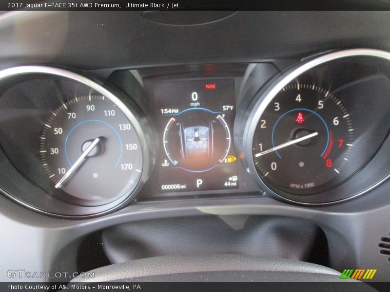Ultimate Black / Jet 2017 Jaguar F-PACE 35t AWD Premium