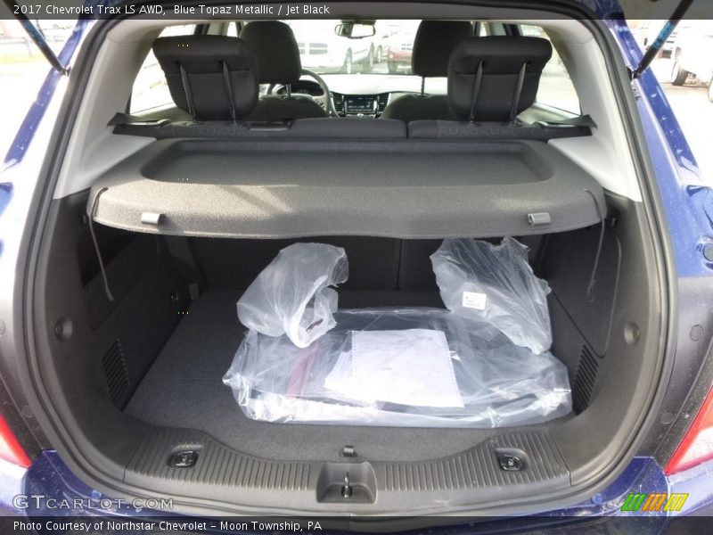 Blue Topaz Metallic / Jet Black 2017 Chevrolet Trax LS AWD
