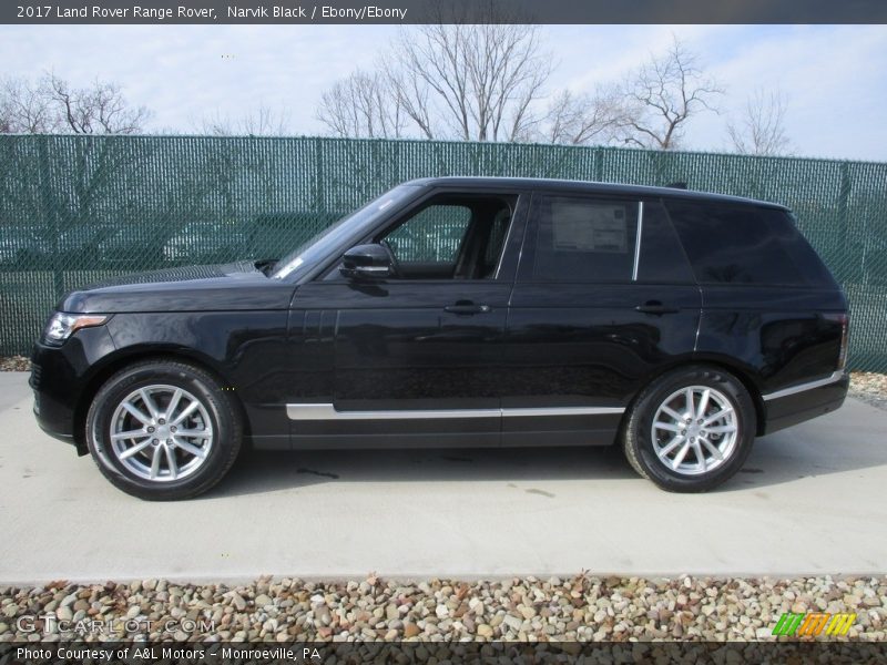 Narvik Black / Ebony/Ebony 2017 Land Rover Range Rover