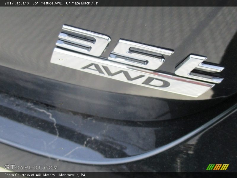 Ultimate Black / Jet 2017 Jaguar XF 35t Prestige AWD