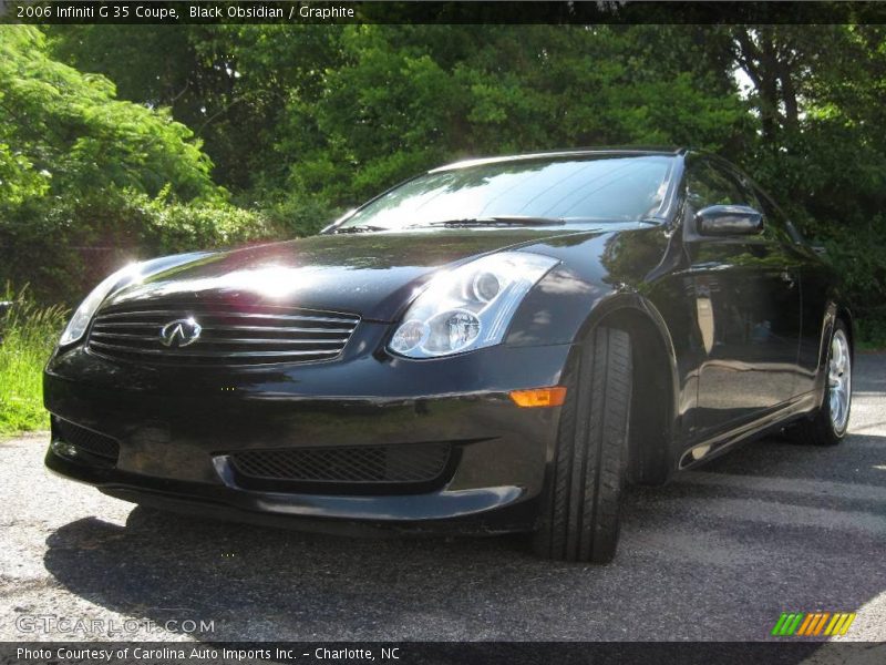 Black Obsidian / Graphite 2006 Infiniti G 35 Coupe