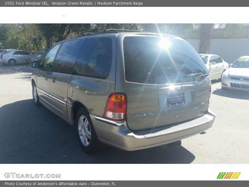 Amazon Green Metallic / Medium Parchment Beige 2002 Ford Windstar SEL