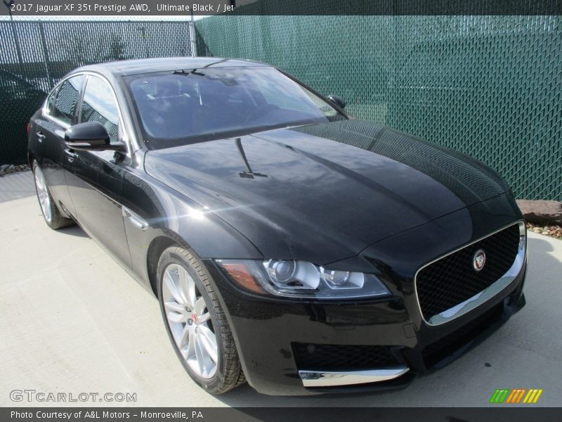 Ultimate Black / Jet 2017 Jaguar XF 35t Prestige AWD