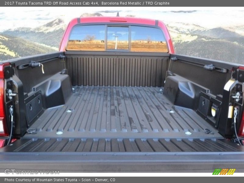 Barcelona Red Metallic / TRD Graphite 2017 Toyota Tacoma TRD Off Road Access Cab 4x4