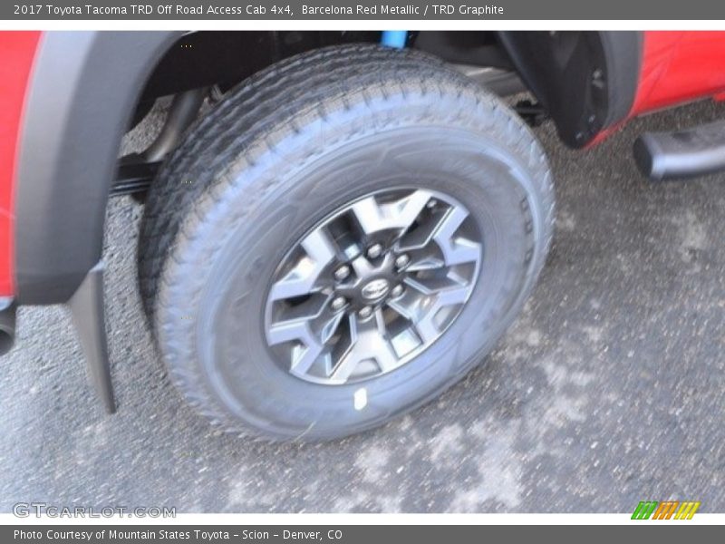 Barcelona Red Metallic / TRD Graphite 2017 Toyota Tacoma TRD Off Road Access Cab 4x4