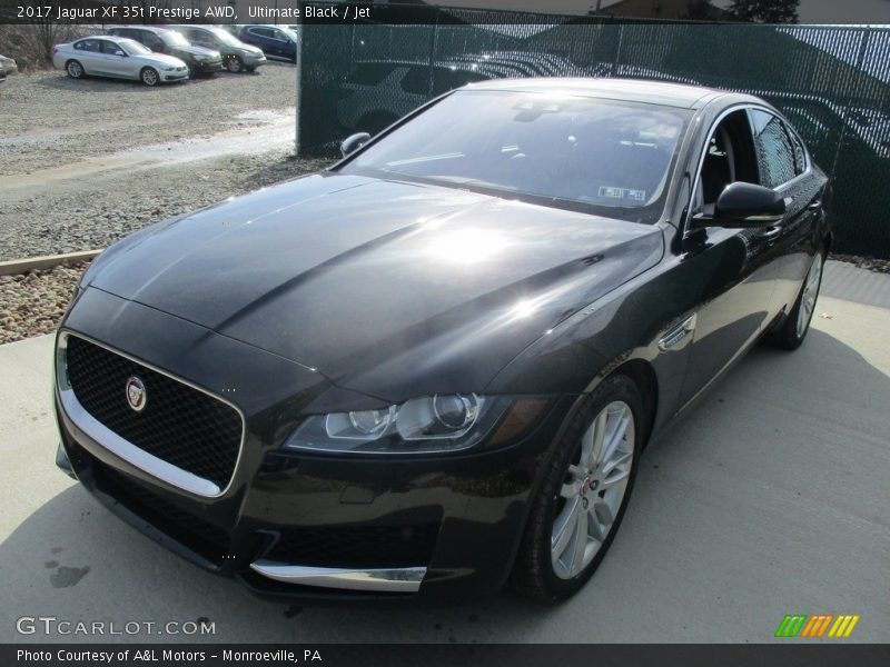 Ultimate Black / Jet 2017 Jaguar XF 35t Prestige AWD