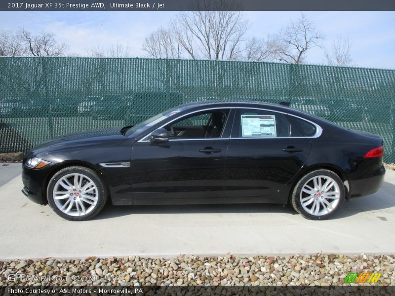 Ultimate Black / Jet 2017 Jaguar XF 35t Prestige AWD