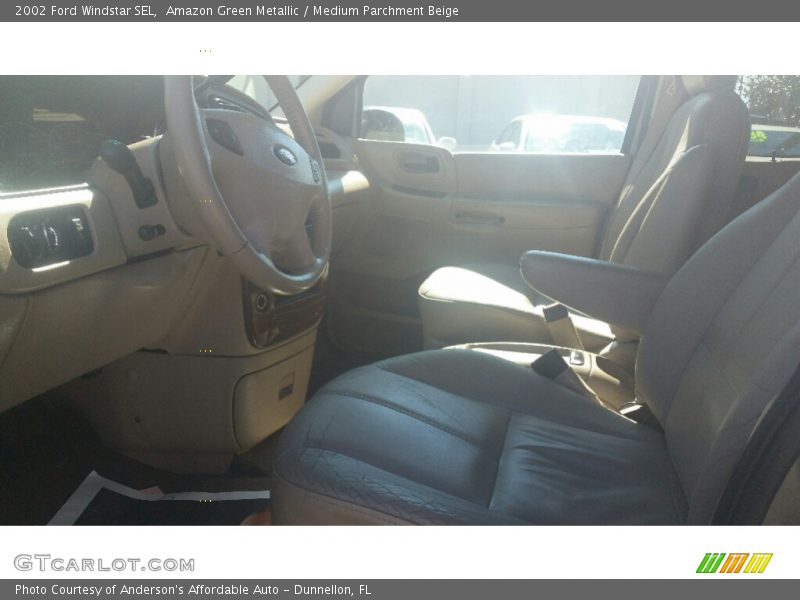 Amazon Green Metallic / Medium Parchment Beige 2002 Ford Windstar SEL