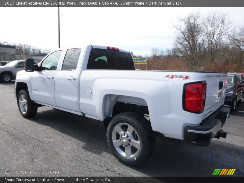 Summit White / Dark Ash/Jet Black 2017 Chevrolet Silverado 2500HD Work Truck Double Cab 4x4