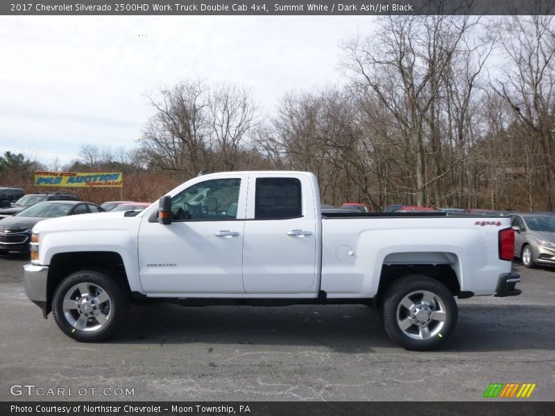 Summit White / Dark Ash/Jet Black 2017 Chevrolet Silverado 2500HD Work Truck Double Cab 4x4