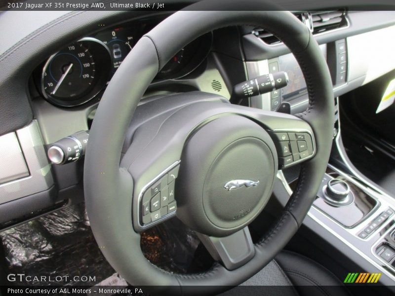 Ultimate Black / Jet 2017 Jaguar XF 35t Prestige AWD